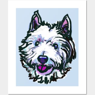 The happy Westie Love of My Life ! Posters and Art